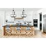 7_Crystorama Bryant 24"W Black Forged 6-Light Drum Chandelier more views
