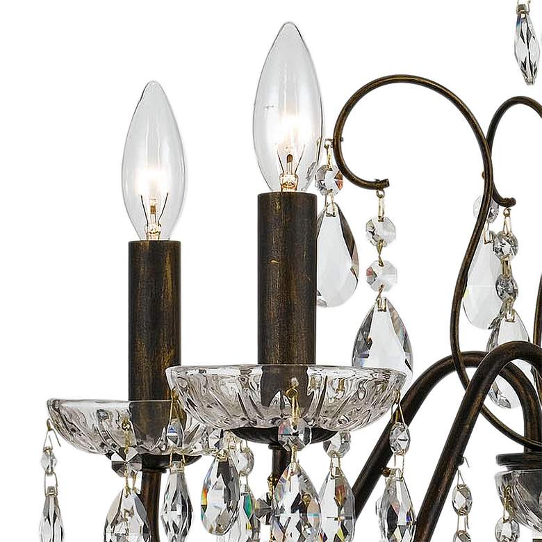 Image 3 Crystorama Butler 23" Wide 5-Light English Bronze Chandelier more views