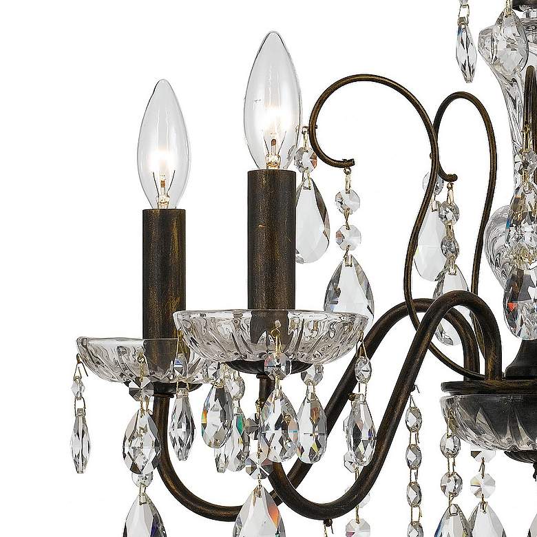 Image 3 Crystorama Butler 23" Wide 5-Light English Bronze Chandelier more views