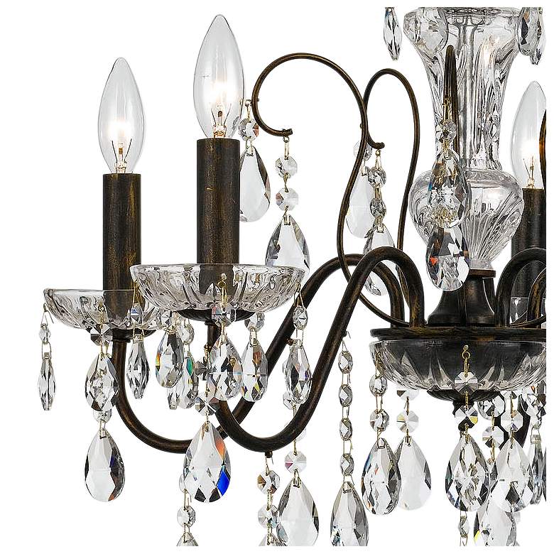 Image 4 Crystorama Butler 23 inch Wide 5-Light English Bronze Chandelier more views