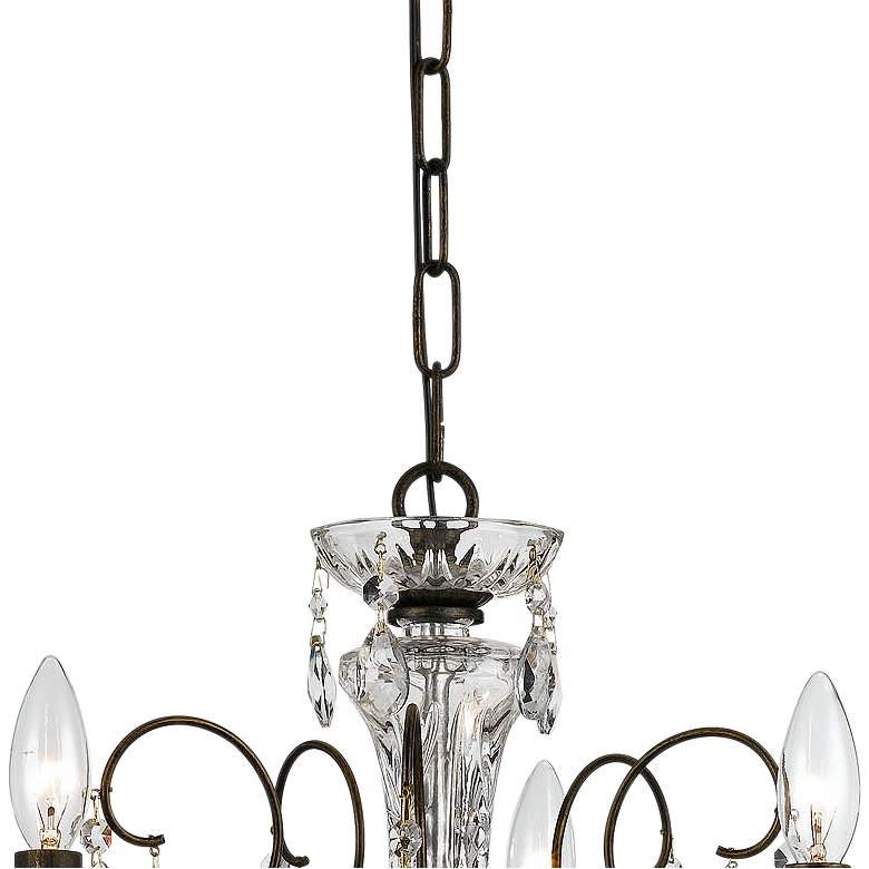 Image 5 Crystorama Butler 23" Wide 5-Light English Bronze Chandelier more views