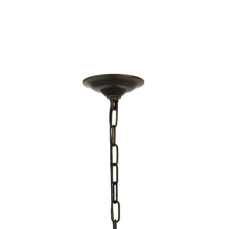 Image 5 Crystorama Butler 23" Wide 5-Light English Bronze Chandelier more views