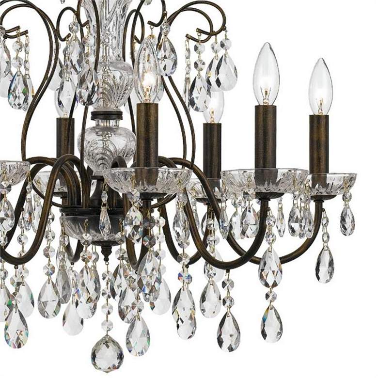 Image 3 Crystorama Butler 25 1/2 inch W English Bronze 8-Light Crystal Chandelier more views
