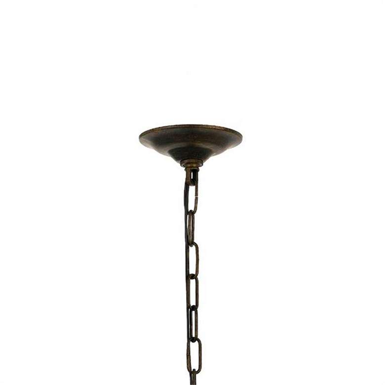 Image 6 Crystorama Butler 29" W English Bronze 12-Light Crystal Chandelier more views