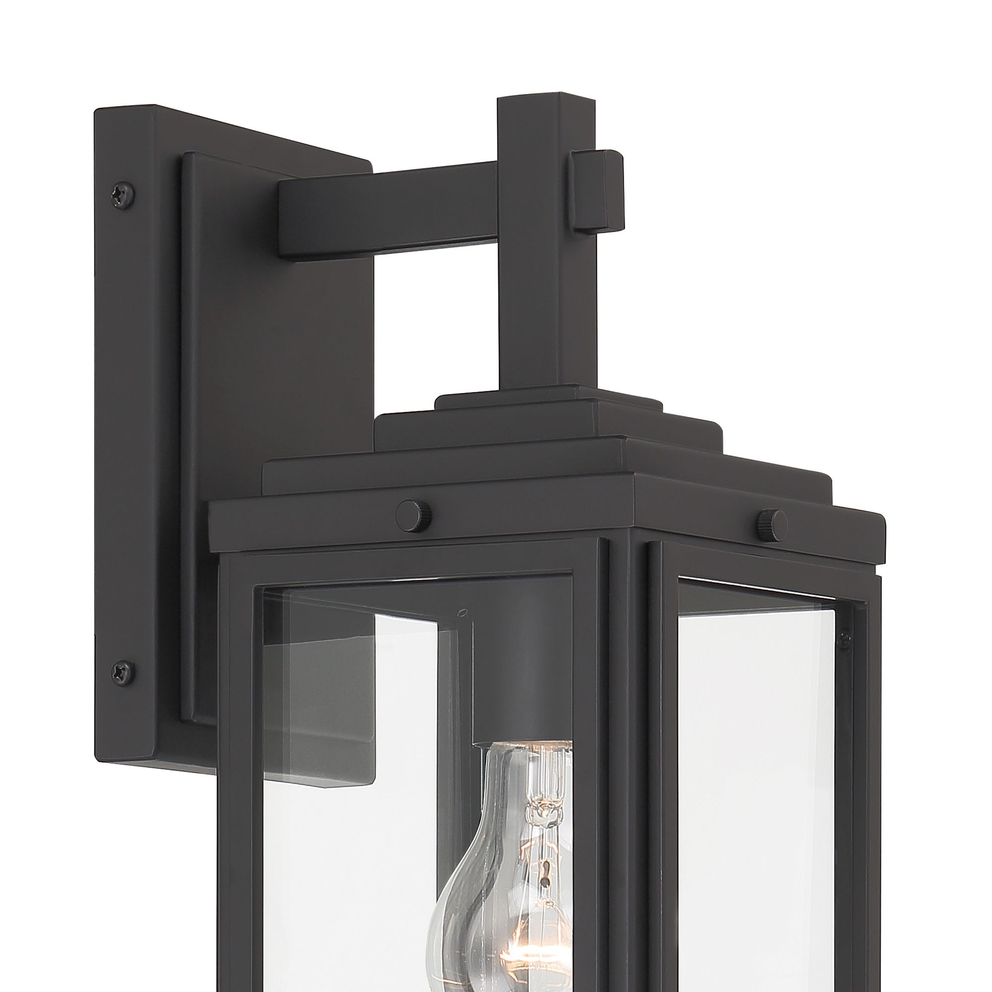 Image 5 Crystorama Byron 5.25'' Matte Black Outdoor Sconce more views