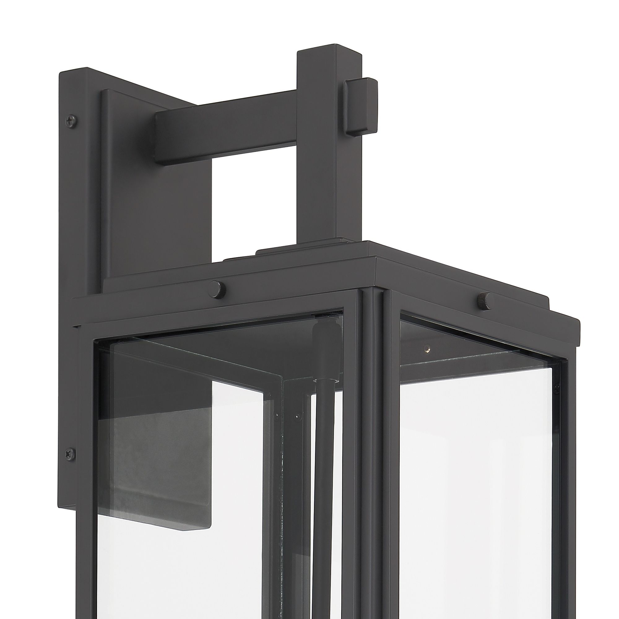 Image 6 Crystorama Byron 7.5'' Matte Black Outdoor Sconce more views