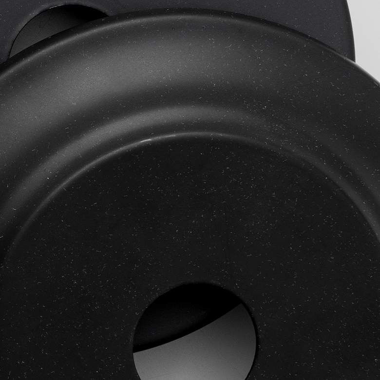 Image 7 Crystorama Calypso 10 1/2" Wide Matte Black Ceiling Light more views
