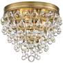 Crystorama Calypso 10" Wide Vibrant Gold Ceiling Light