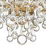 5_Crystorama Calypso 10" Wide Vibrant Gold Ceiling Light more views