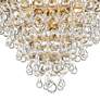 5_Crystorama Calypso 12" Wide Vibrant Gold and Crystal Mini Chandelier more views