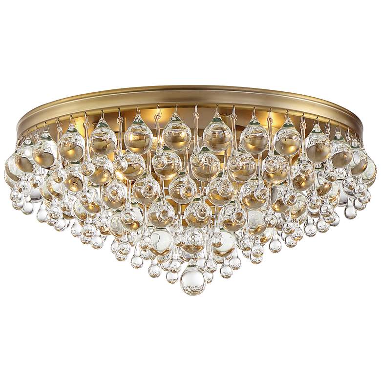 Crystorama Calypso 20&quot; Wide Vibrant Gold Ceiling Light
