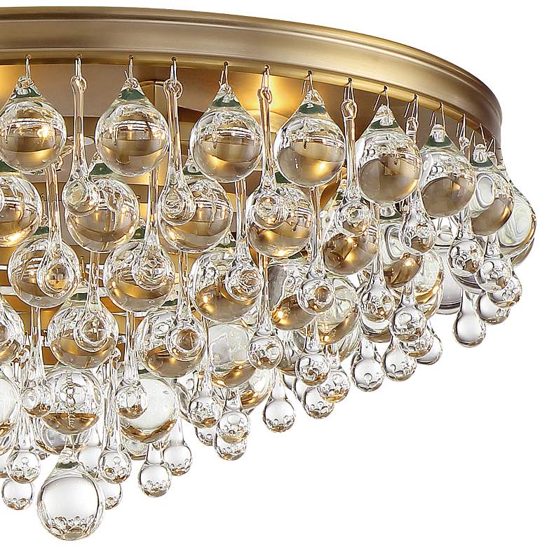 Image 2 Crystorama Calypso 20 inch Wide Vibrant Gold Ceiling Light more views