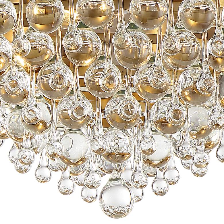 Image 3 Crystorama Calypso 20" Wide Vibrant Gold Ceiling Light more views