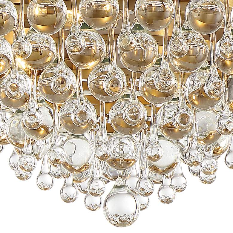 Image 2 Crystorama Calypso 20 inch Wide Vibrant Gold Ceiling Light more views