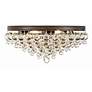 3_Crystorama Calypso 20"W Glass Balls Bronze Ceiling Light more views