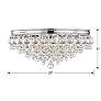 7_Crystorama Calypso 20"W Glass Balls Chrome Ceiling Light more views