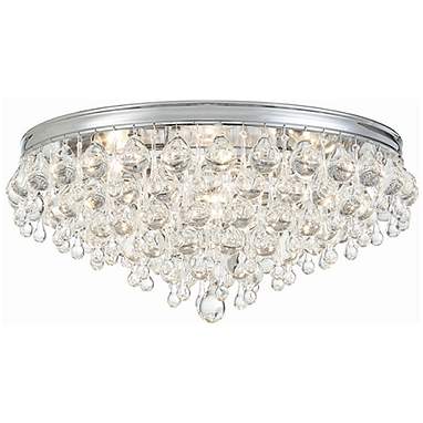 Crystorama Calypso 20"W Glass Balls Chrome Ceiling Light
