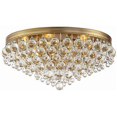 Crystorama Calypso 20" Wide Vibrant Gold Ceiling Light