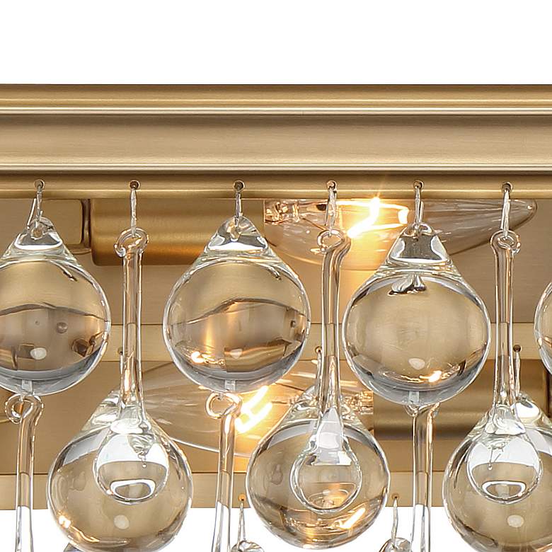 Image 2 Crystorama Calypso 23" Wide Vibrant Gold Bath Light more views