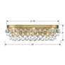 5_Crystorama Calypso 23" Wide Vibrant Gold Bath Light more views
