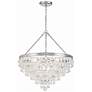 3_Crystorama Calypso 24" Wide Polished Chrome and Crystal Chandelier
