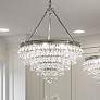 2_Crystorama Calypso 24" Wide Polished Chrome and Crystal Chandelier