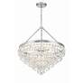 4_Crystorama Calypso 24" Wide Polished Chrome and Crystal Chandelier more views
