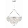 5_Crystorama Calypso 24" Wide Polished Chrome and Crystal Chandelier more views