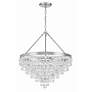 6_Crystorama Calypso 24" Wide Polished Chrome and Crystal Chandelier more views