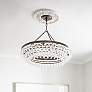 Crystorama Calypso 30" Wide Vibrant Bronze and Crystal Chandelier