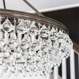 Image5 of Crystorama Calypso 30" Wide Vibrant Bronze and Crystal Chandelier more views
