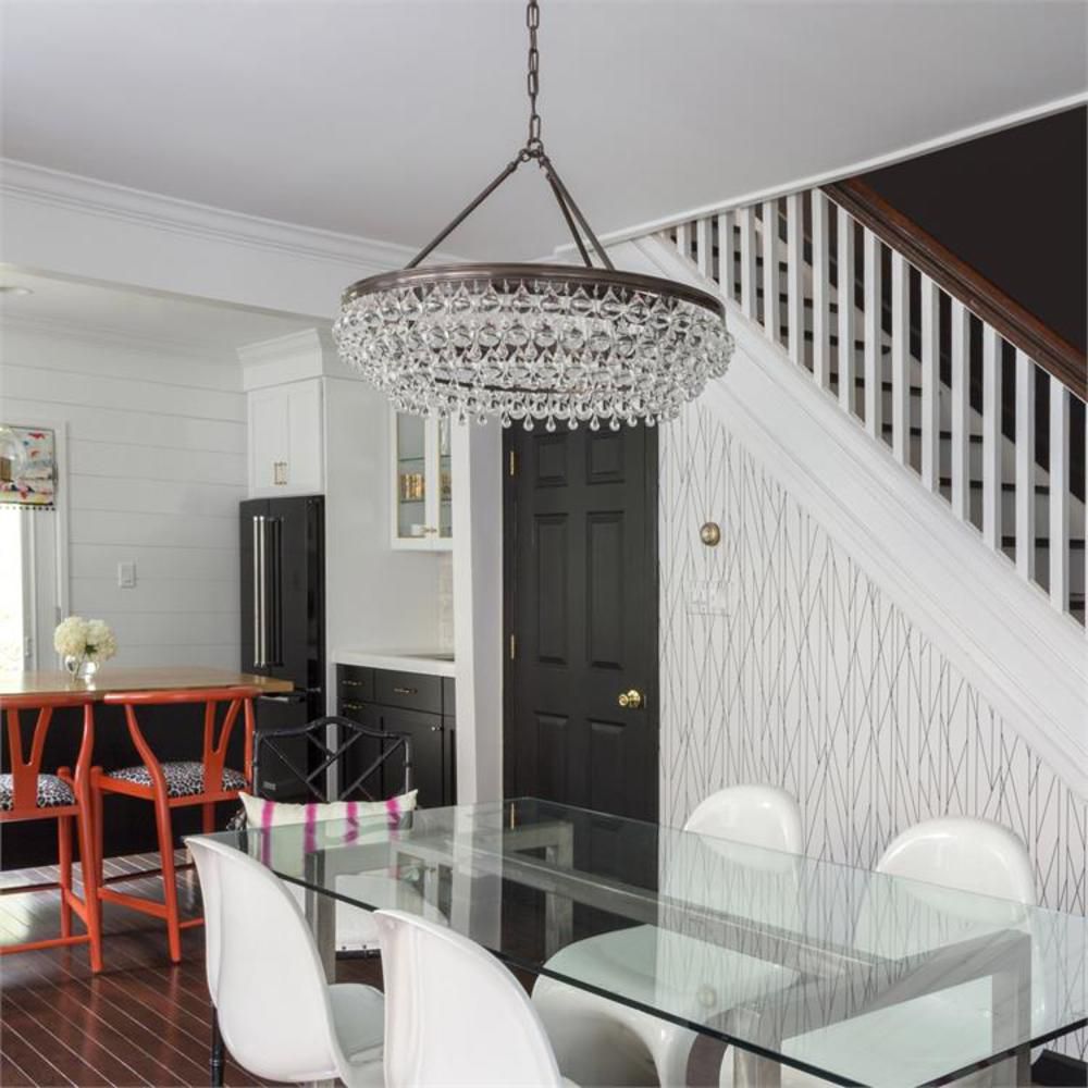 Crystorama Calypso 30" Wide Vibrant Bronze and Crystal Chandelier