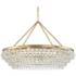 Crystorama Calypso 40" Wide Vibrant Gold and Crystal Chandelier