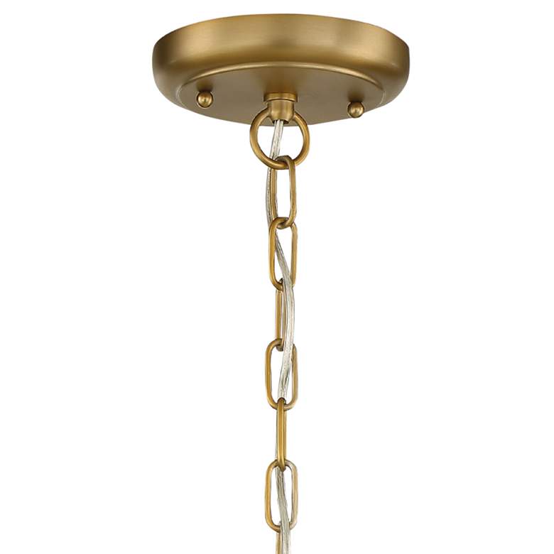 Image 4 Crystorama Calypso 7.5 inch Wide Vibrant Gold and Crystal Mini Chandelier more views