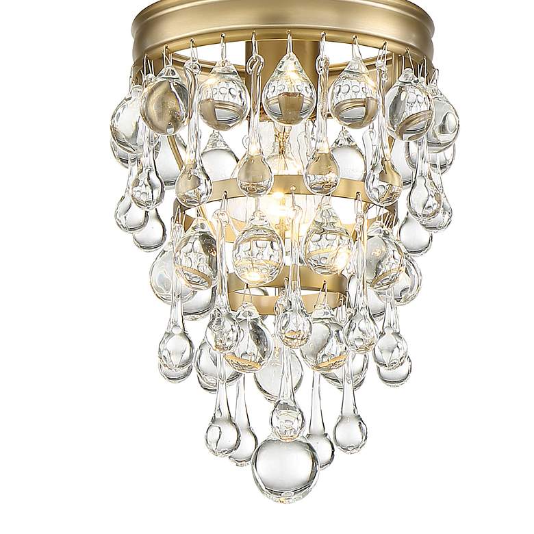 Image 4 Crystorama Calypso 7.5" Wide Vibrant Gold and Crystal Mini Chandelier more views