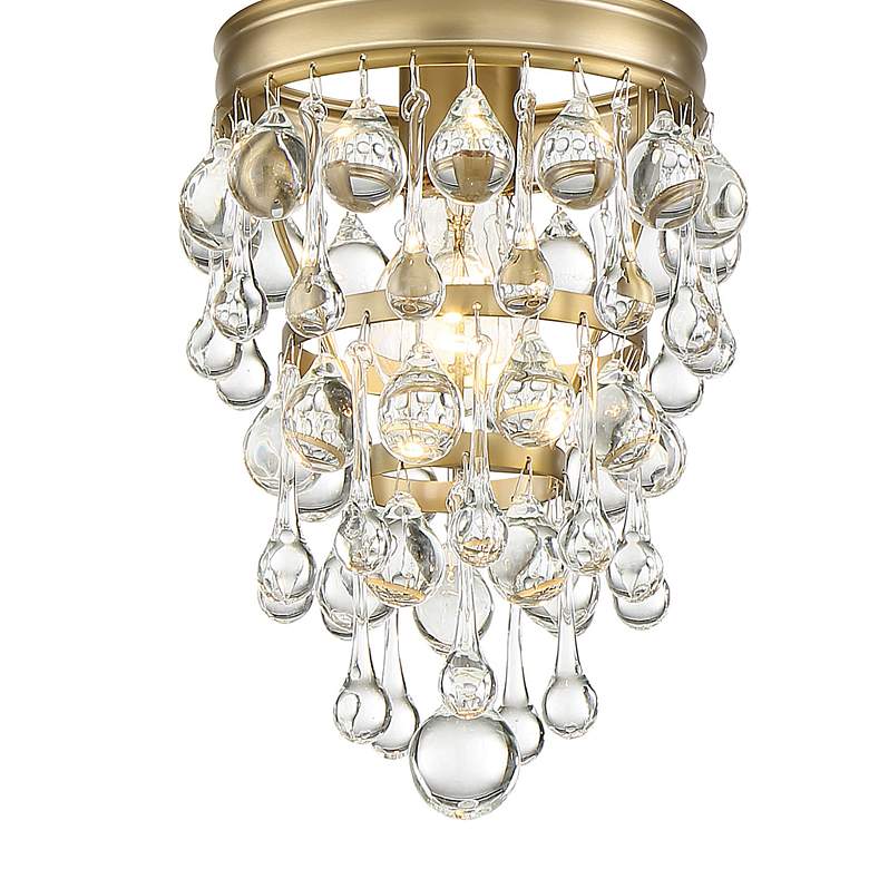 Image 4 Crystorama Calypso 7.5 inch Wide Vibrant Gold and Crystal Mini Chandelier more views