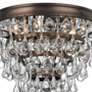 5_Crystorama Calypso Bronze 10" Wide Clear Glass Ceiling Light more views