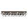 Crystorama Calypso Bronze 33" Wide Crystal Bathroom Light