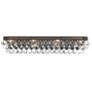 2_Crystorama Calypso Bronze 33" Wide Crystal Bathroom Light more views