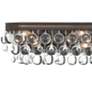 3_Crystorama Calypso Bronze 33" Wide Crystal Bathroom Light more views