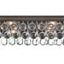 4_Crystorama Calypso Bronze 33" Wide Crystal Bathroom Light more views