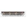 5_Crystorama Calypso Bronze 33" Wide Crystal Bathroom Light more views