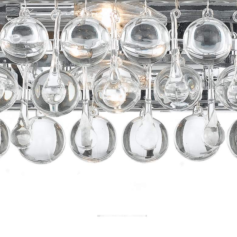Image 2 Crystorama Calypso Chrome 23" Wide Crystal Bathroom Light more views