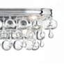 3_Crystorama Calypso Chrome 23" Wide Crystal Bathroom Light more views