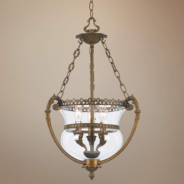 Image 1 Crystorama Camden Hill 16 inch Wide Entry Pendant Light
