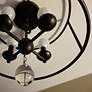 3_Crystorama Cameron 15" Wide Bronze Ceiling Light more views
