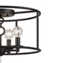 4_Crystorama Cameron 15" Wide Bronze Ceiling Light more views