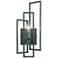 Crystorama Capri 15 3/4"H Gray Hammered Steel Wall Sconce