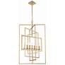 2_Crystorama Capri 24" Wide Antique Gold 7-Light Chandelier