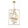 3_Crystorama Capri 24" Wide Antique Gold 7-Light Chandelier more views